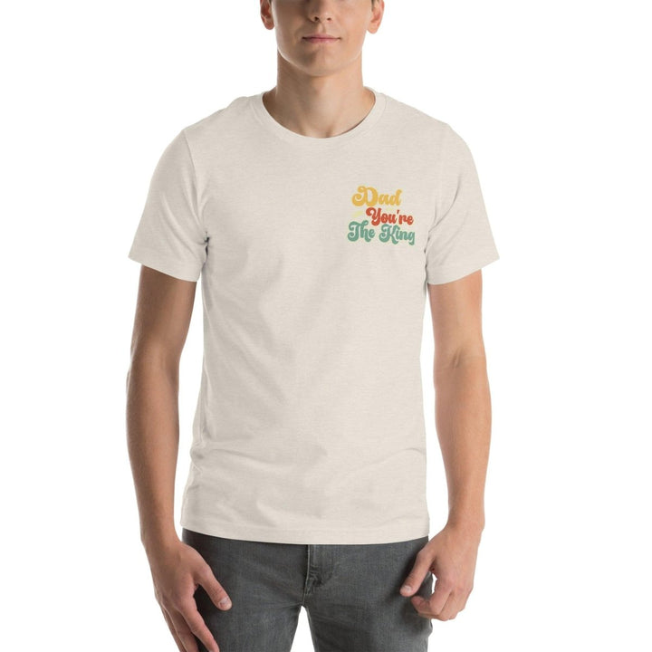 Dad You're The King Graphic Tee - Citron - S - ArtyKoala