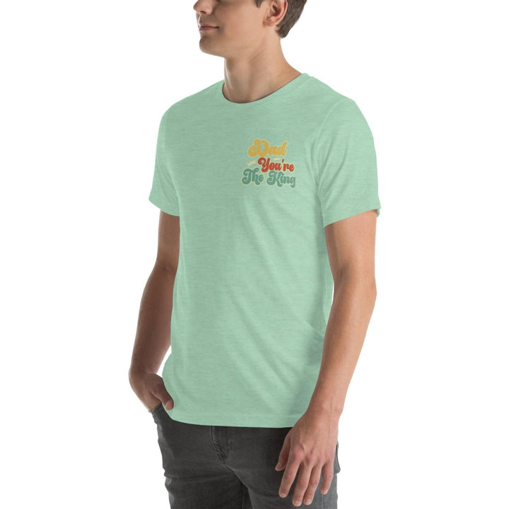 Dad You're The King Graphic Tee - Silver - S - ArtyKoala