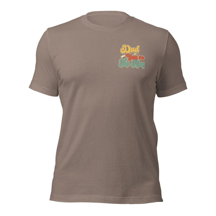 Dad You're The King Graphic Tee - Pebble - S - ArtyKoala