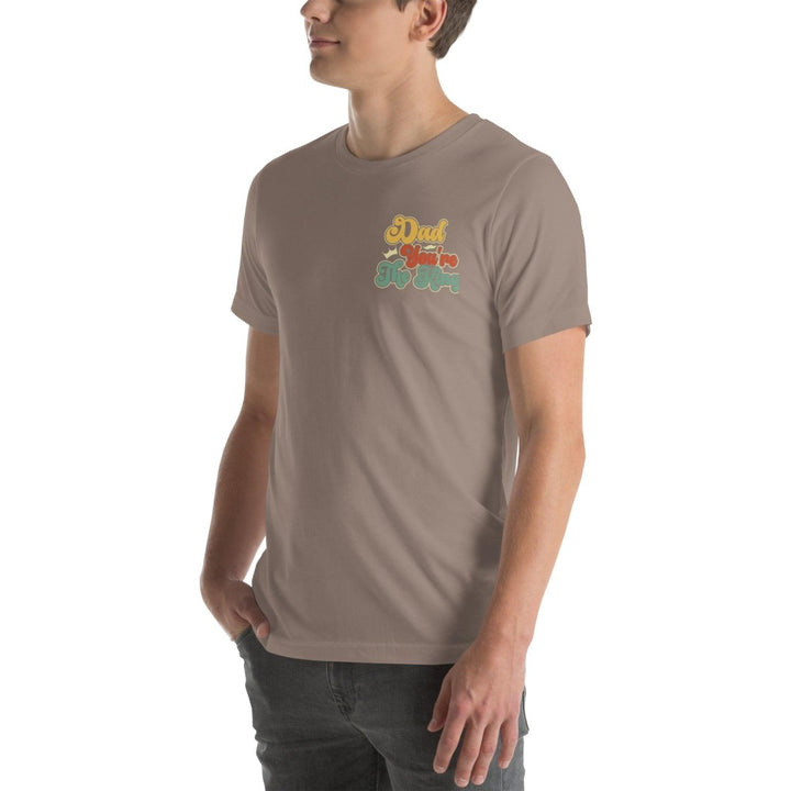 Dad You're The King Graphic Tee - Pebble - S - ArtyKoala
