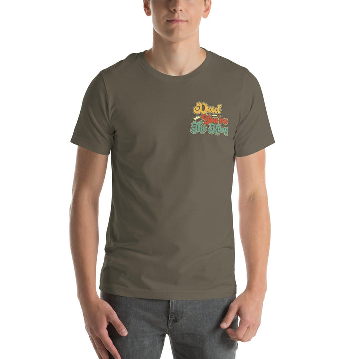 Dad You're The King Man Premium T-shirt - ArtyKoala