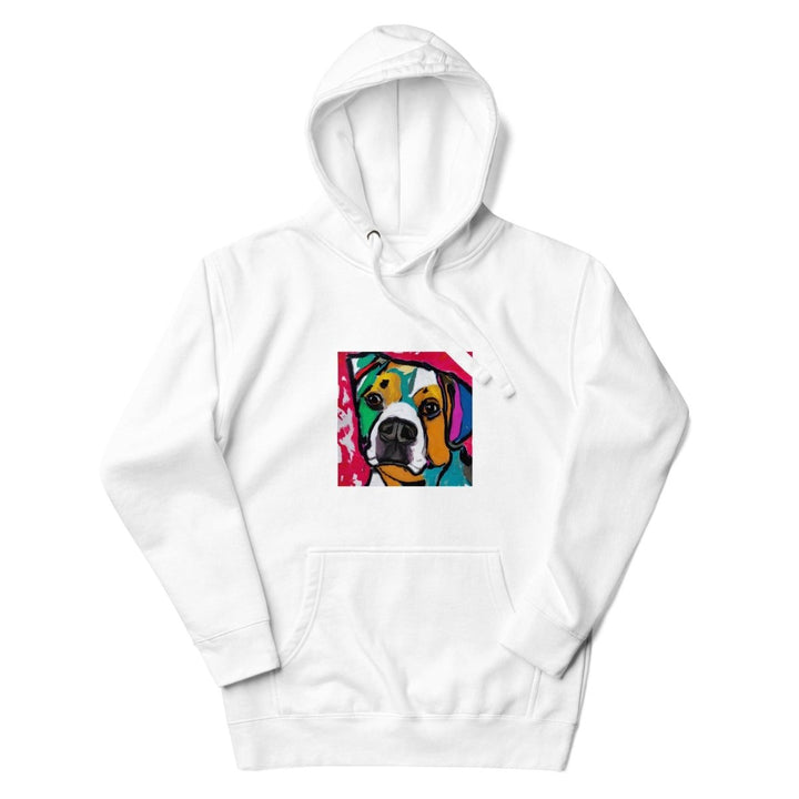 Dog Man Graphic Hoodie - Sky Blue - S - ArtyKoala