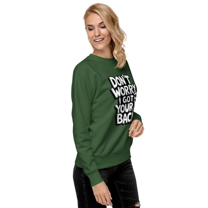 Dont Worry Graphic Sweatshirt - Black - S - ArtyKoala