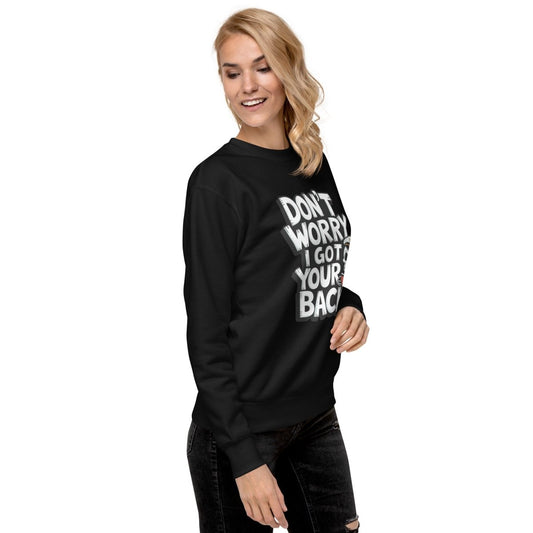 Dont Worry Graphic Sweatshirt - Black - S - ArtyKoala