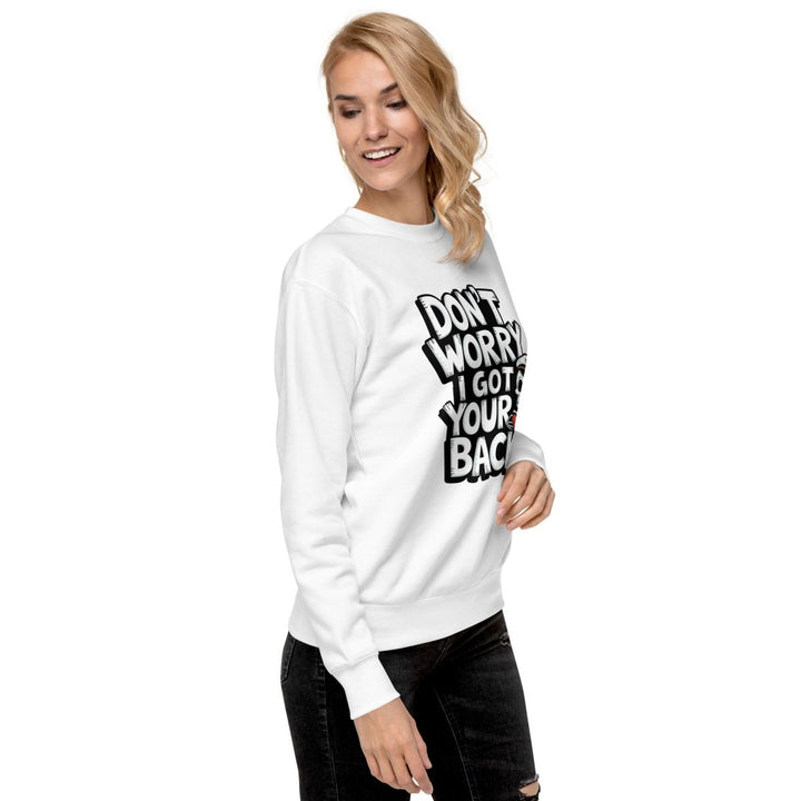 Dont Worry Graphic Sweatshirt - Black - S - ArtyKoala