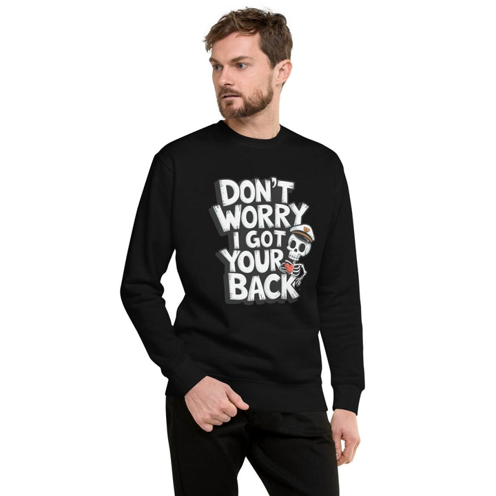 Dont Worry Graphic Sweatshirt - Black - S - ArtyKoala