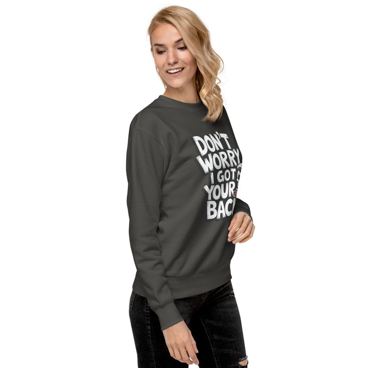 Dont Worry Graphic Sweatshirt - Black - S - ArtyKoala