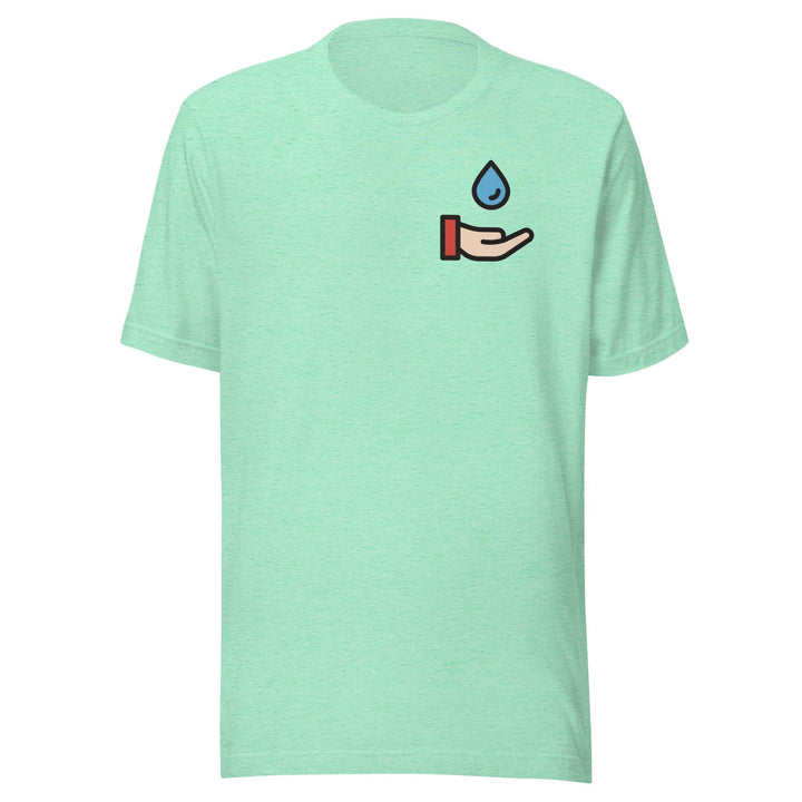 Drop Sustainability Man Premium T-shirt - Heather Mint / S - ArtyKoala