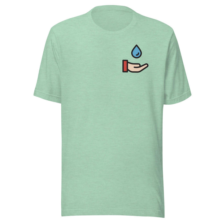 Drop Sustainability Man Premium T-shirt - Heather Prism Mint / S - ArtyKoala