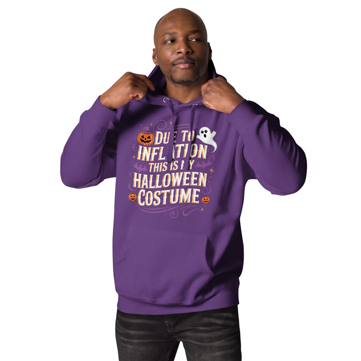 Due to Inflation This is My Halloween Costume Unisex Premium Hoodie - ArtyKoala