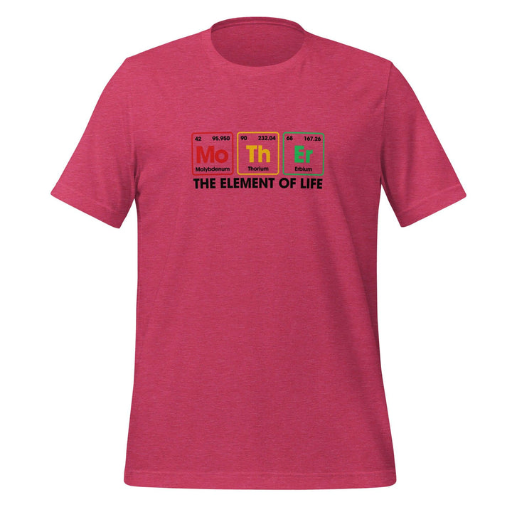 Element of Life Premium Woman T-shirt - Heather Raspberry / S - ArtyKoala