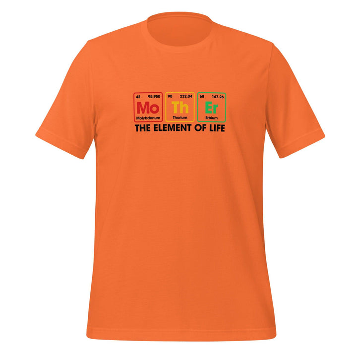 Element of Life Premium Woman T-shirt - Orange / S - ArtyKoala