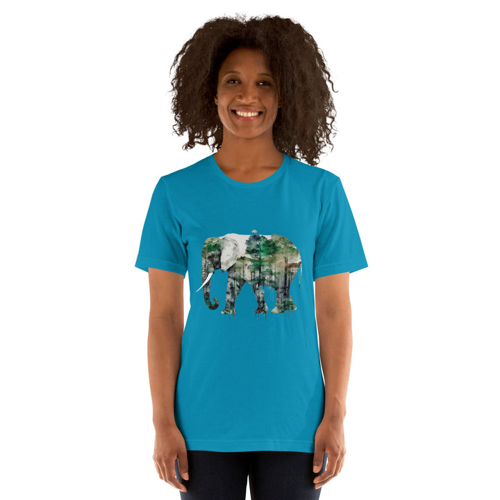 Elephant and Nature Premium Unisex T-shirt - ArtyKoala