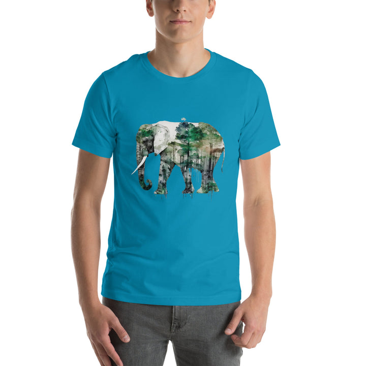 Elephant and Nature Premium Unisex T-shirt - ArtyKoala