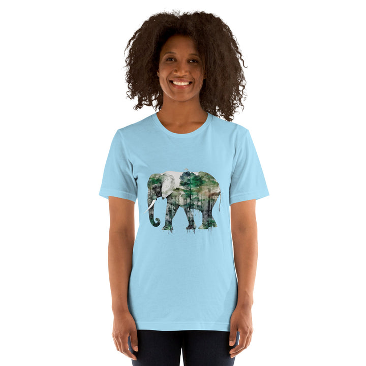 Elephant and Nature Premium Unisex T-shirt - ArtyKoala