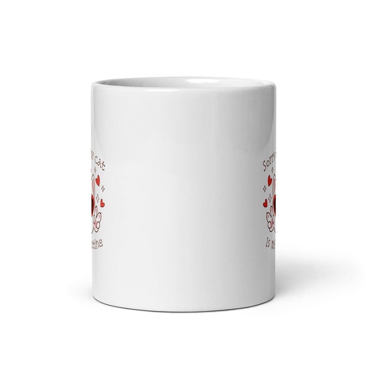 Fancy Cat White glossy mug - ArtyKoala