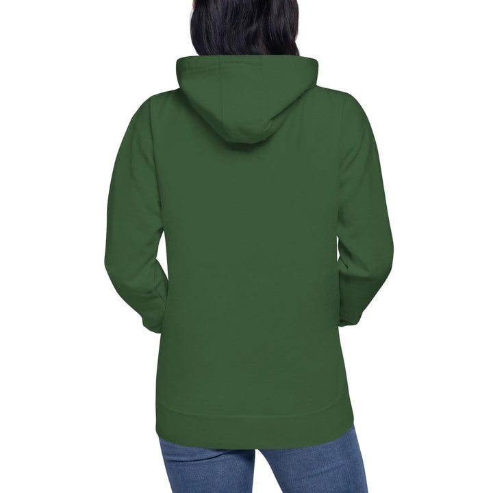 Fancy Llama Graphic Hoodie - Forest Green - S - ArtyKoala