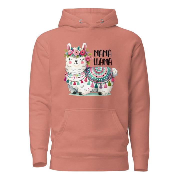 Fancy Llama Women Premium Hoodie - Dusty Rose / S - ArtyKoala