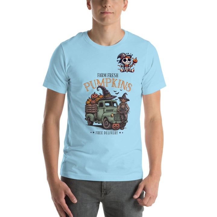 Farm Fresh Pumpkins Graphic Tee - Black - S - ArtyKoala