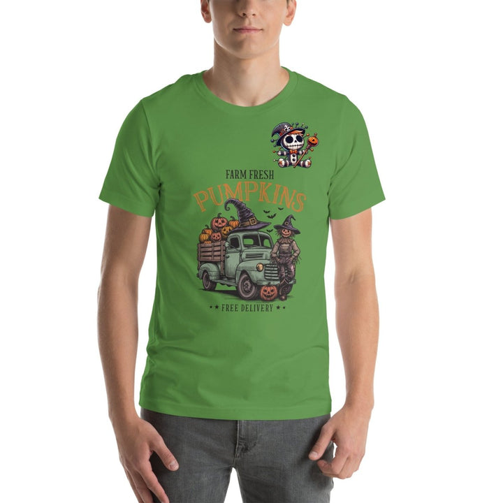 Farm Fresh Pumpkins Graphic Tee - Black - S - ArtyKoala