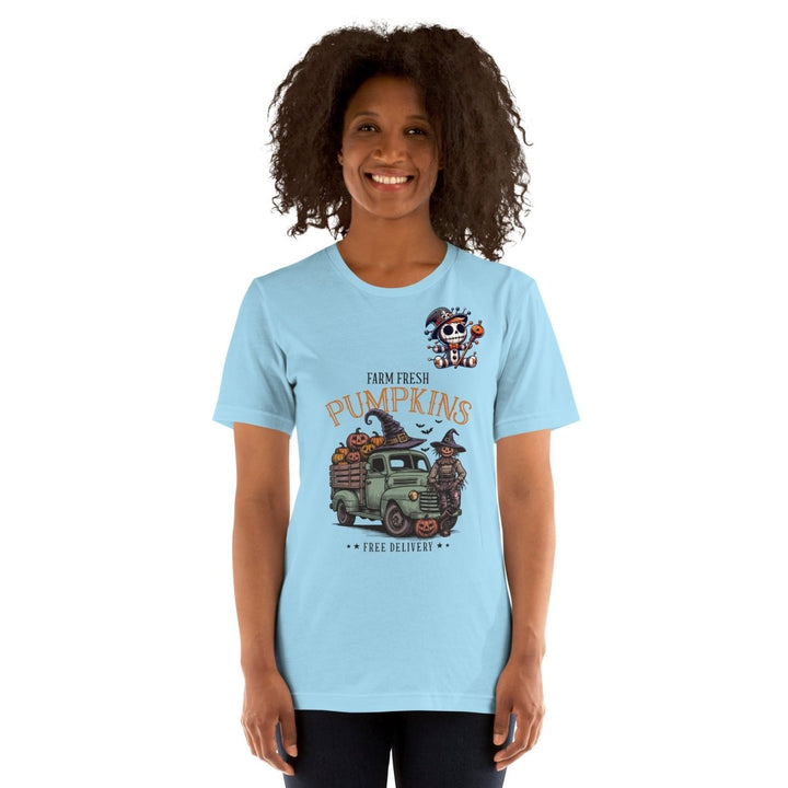 Farm Fresh Pumpkins Graphic Tee - Black - S - ArtyKoala