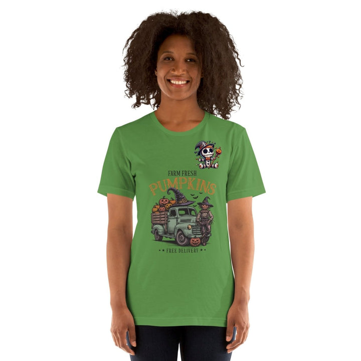 Farm Fresh Pumpkins Graphic Tee - Black - S - ArtyKoala