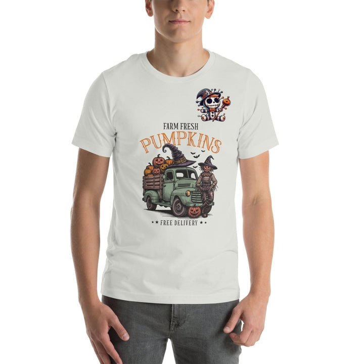 Farm Fresh Pumpkins Graphic Tee - Black - S - ArtyKoala
