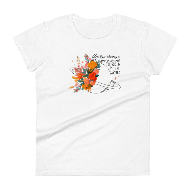 Flower world Woman short sleeve t-shirt - ArtyKoala