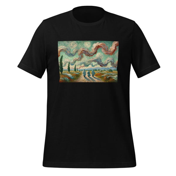 Flying Streamers Graphic Tee - Black - S - ArtyKoala