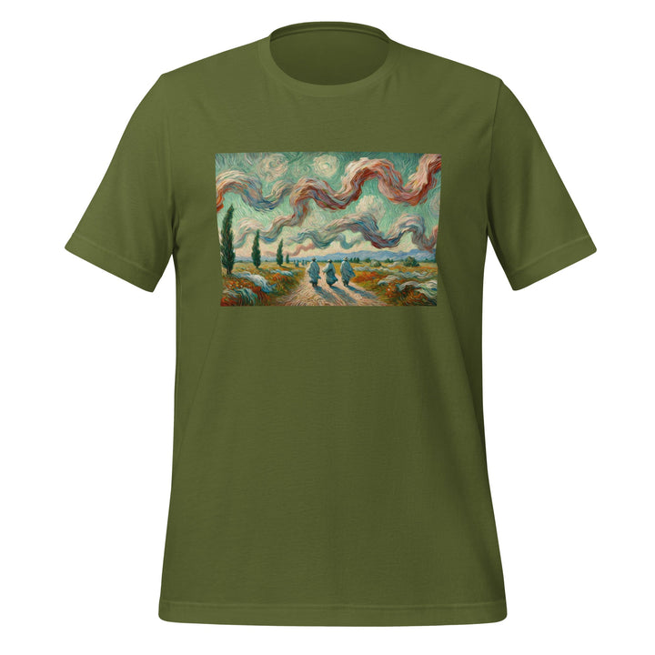 Flying Streamers Premium Unisex T-shirt - Olive / S - ArtyKoala