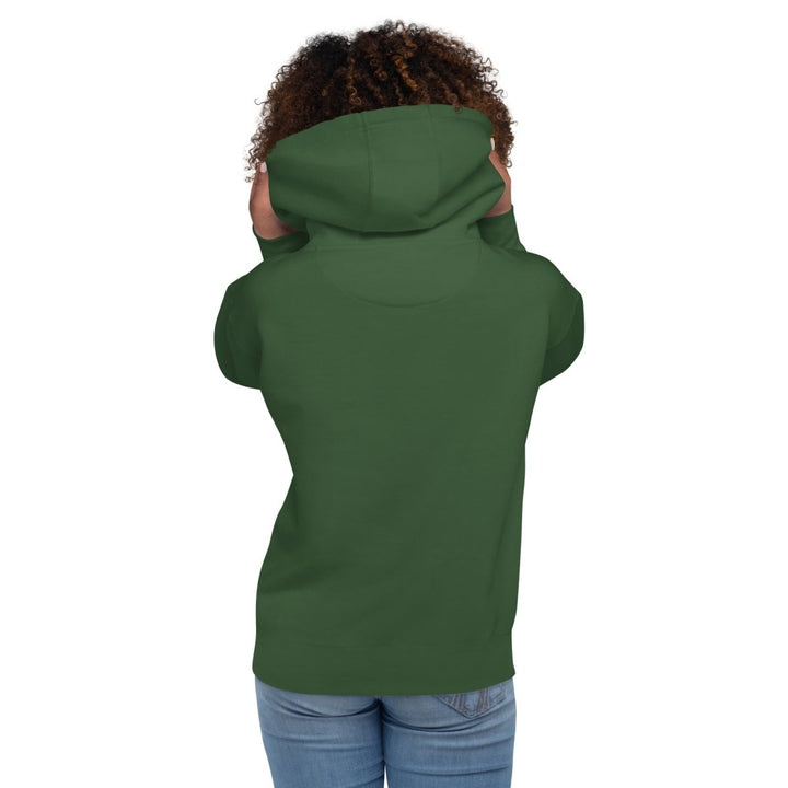 Fortunately I Hate Graphic Hoodie - Forest Green - S - ArtyKoala