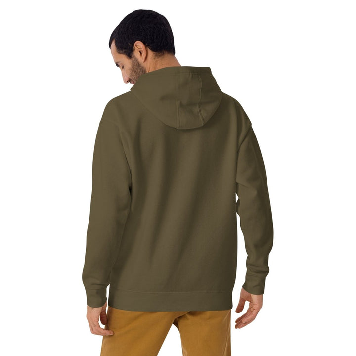 Fortunately I Hate Graphic Hoodie - Military Green - S - ArtyKoala