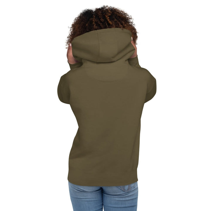Fortunately I Hate Graphic Hoodie - Military Green - S - ArtyKoala