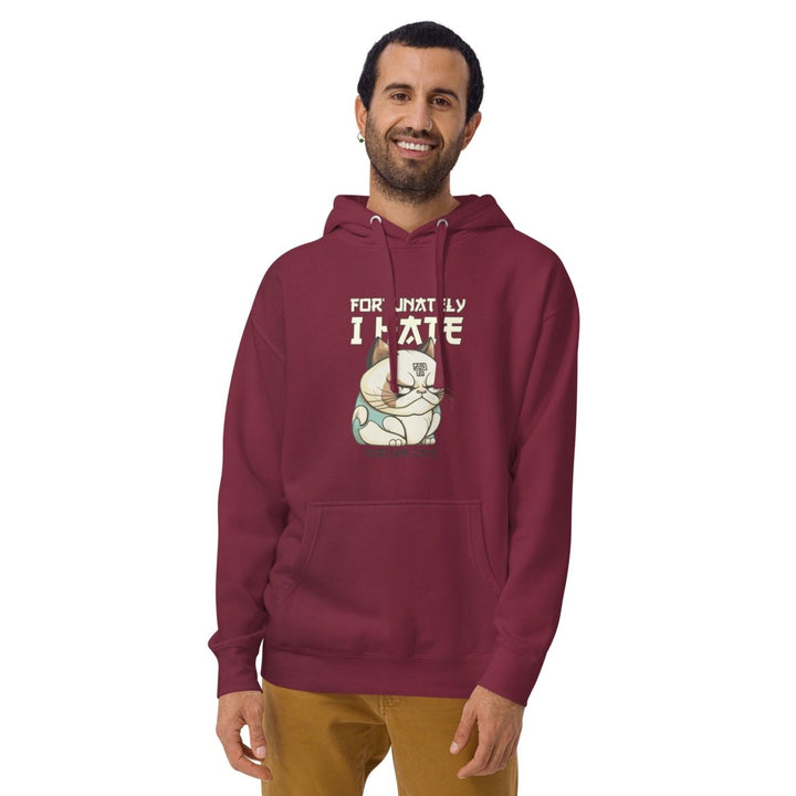 Fortunately I Hate Graphic Hoodie - Team Royal - S - ArtyKoala