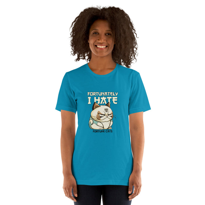 Fortunately I Hate Unisex Premium T-shirt - ArtyKoala