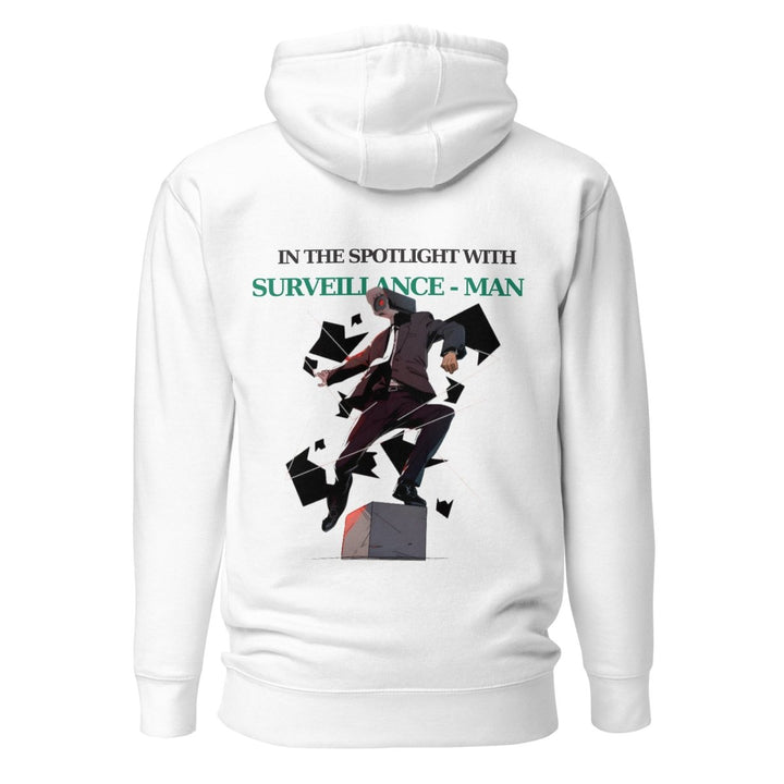 Future Surveiliance Man Graphic Hoodie - Maroon - S - ArtyKoala