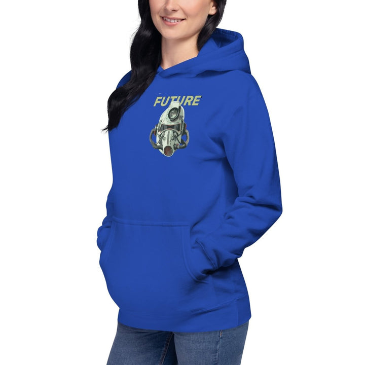 Future Surveiliance Man Graphic Hoodie - Team Royal - S - ArtyKoala