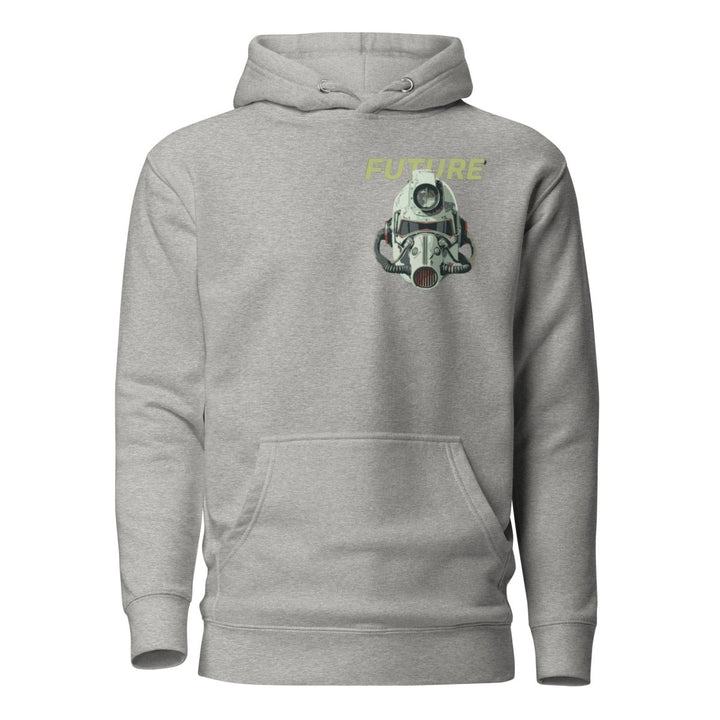 Future Surveiliance Man Graphic Hoodie - Carbon Grey - S - ArtyKoala