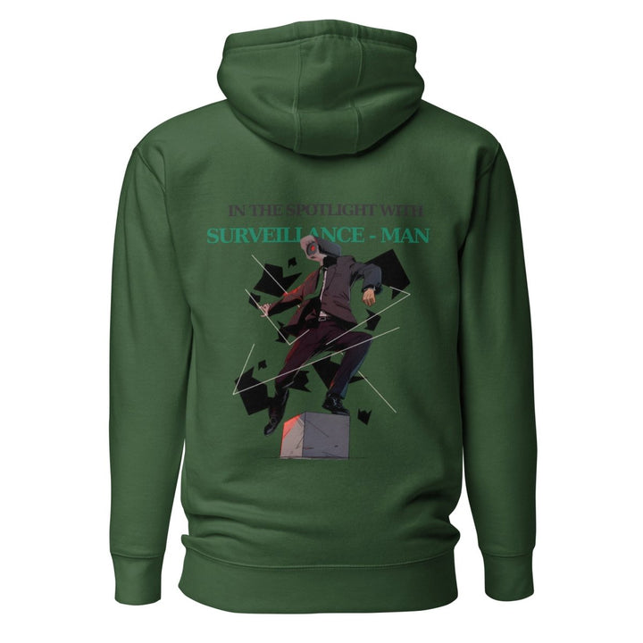 Future Surveiliance Man Graphic Hoodie - Purple - S - ArtyKoala