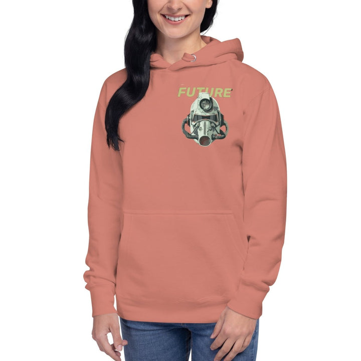Future Surveiliance Man Graphic Hoodie - Carbon Grey - S - ArtyKoala