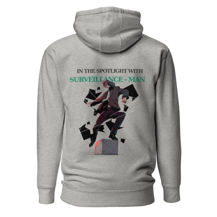 Future Surveiliance Man Graphic Hoodie - Dusty Rose - S - ArtyKoala