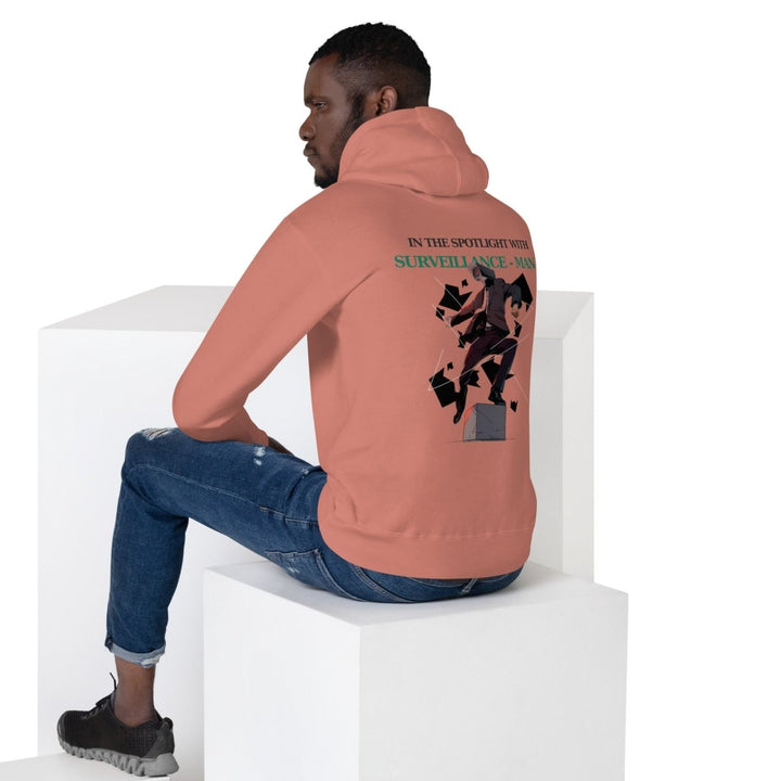 Future Surveiliance Man Graphic Hoodie - Carbon Grey - S - ArtyKoala