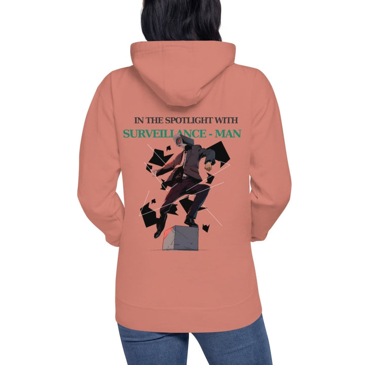 Future Surveiliance Man Graphic Hoodie - Carbon Grey - S - ArtyKoala