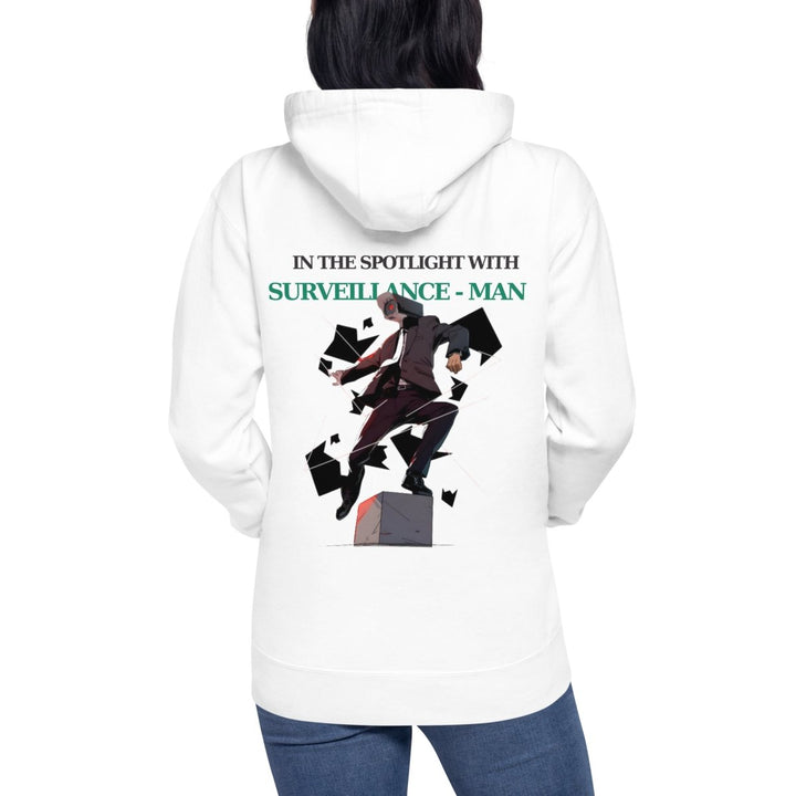 Future Surveiliance Man Graphic Hoodie - Maroon - S - ArtyKoala