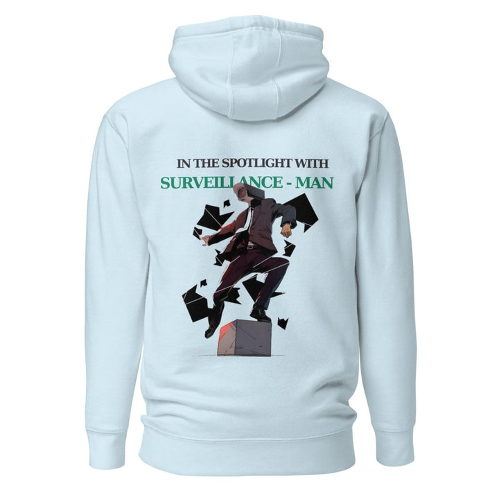 Future Surveiliance Man Graphic Hoodie - Carbon Grey - S - ArtyKoala