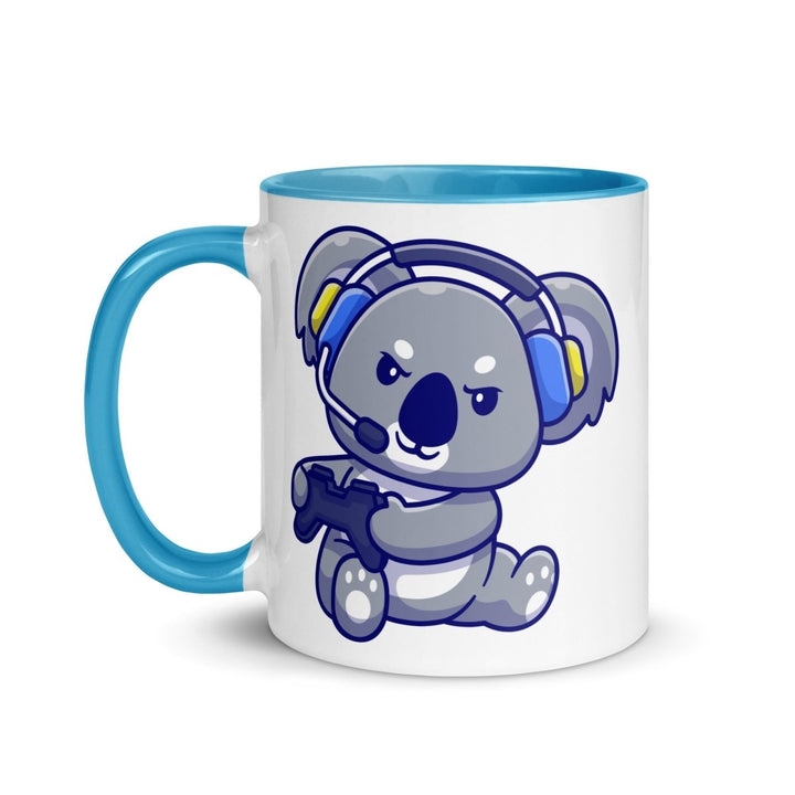 Game Console Koala Colorful Print Mug - Blue - 11 oz - ArtyKoala