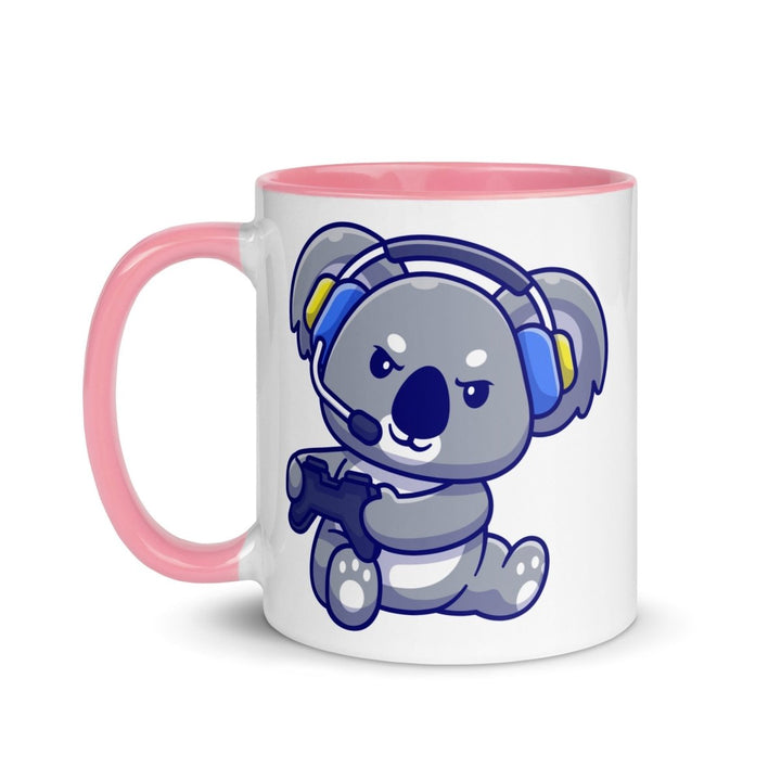 Game Console Koala Colorful Print Mug - Pink - 11 oz - ArtyKoala