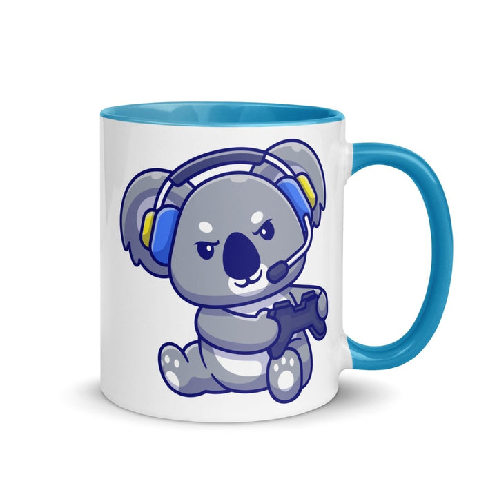 Game Console Koala Colorful Print Mug - Blue - 11 oz - ArtyKoala