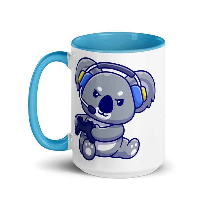Game Console Koala Colorful Print Mug - Blue - 15 oz - ArtyKoala