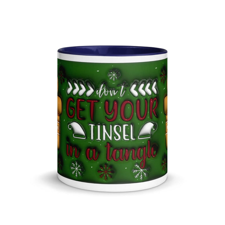 Get your Tinsel Colorful Print Mug - Green - 11 oz - ArtyKoala